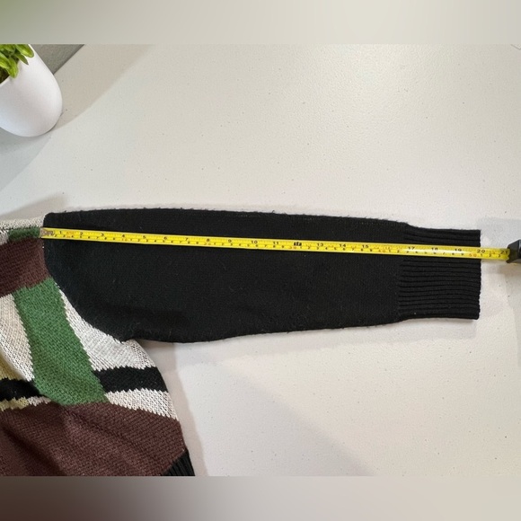 11 Honore Women’s Alexis Pattern Sweater, Abstract Colors, Size 0, NWT - Picture 9 of 13